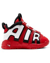 nike uptempo black womens