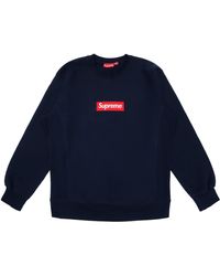 supreme box logo crewneck red