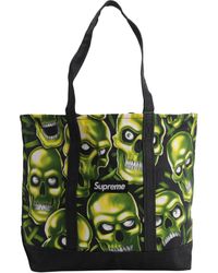gonz map denim tote