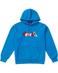 supreme dark green cat in the hat hoodie