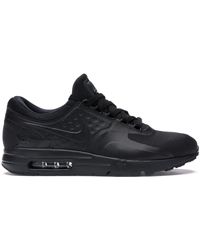 air max zero black and white