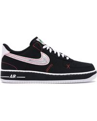 air force 1 low schematic black white bright crimson