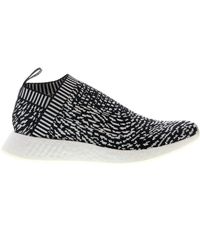 adidas originals nmd cs2 primeknit boost trainers in black