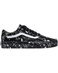 vans peanuts olive