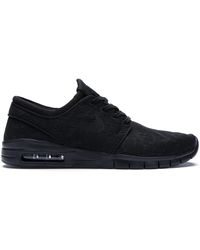 nike sb stefan janoski max leather black