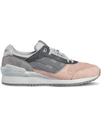 asics gel respector glacier grey