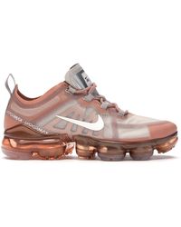 nike running vapormax mesh 19 trainers in rose gold