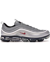nike air max 97 silver and red