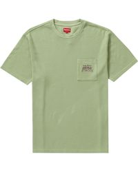 supreme waffle pocket tee