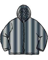 supreme reversed shearling hooded jacket