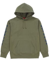 gradient sleeve hooded sweatshirt supreme