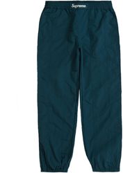 supreme paneled warm up pant