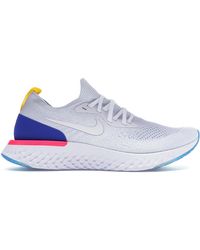 nike react epic white