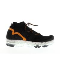 air vapormax run utility black orange