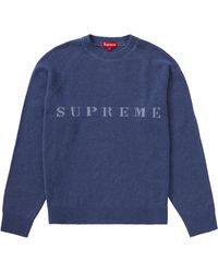 supreme stone washed sweater
