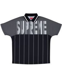 supreme colorblocked soccer polo