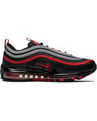 mens air max 97 black and red