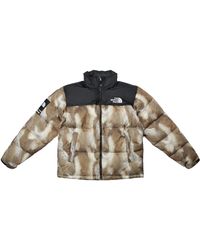 the north face supreme orange