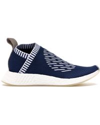 adidas originals nmd cs2 primeknit boost trainers in black