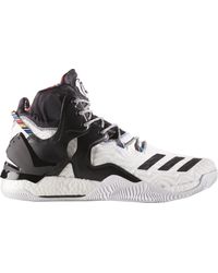 derrick rose white christmas shoes