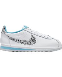 nike chenille swoosh cortez