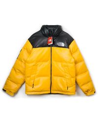 supreme north face orange