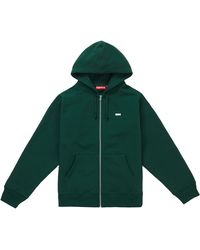 supreme reflective small box zip up sweatshirt