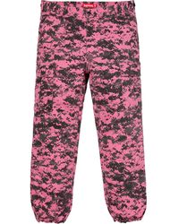 supreme leather cargo pants