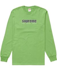 supreme green tee