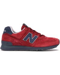 new balance u420 navy red blue