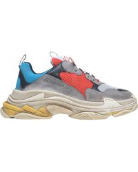 balenciaga triple s red and black