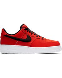 nike sf air force 1 mid habanero red