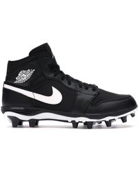 black jordan cleats
