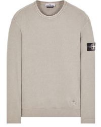 Stone Island - Sweatshirt coton - Lyst
