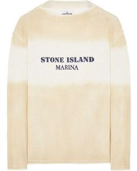 Stone Island - Tricot coton - Lyst