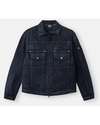 Stone Island - 4100002 Hand Sprayed Reflective Light Bull Denim-Tc - Lyst
