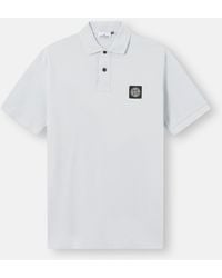 Stone Island - Cotton Polo Shirt - Lyst