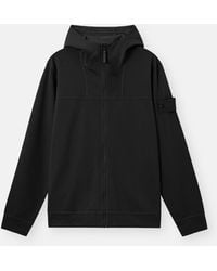 Stone Island - 6100024 Cotton Stretch Fleece S. I. Ghost - Lyst