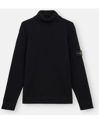 Stone Island - 552C2 Full Rib Rws Wool - Lyst