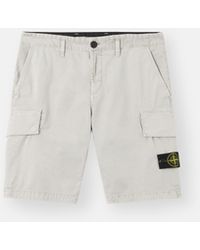 Stone Island - L100018 Organic Cotton Stretch Broken Twill 'Old' Effect - Lyst