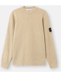 Stone Island - 6100053 Vanisé Brushed Heavy Cotton Jersey - Lyst