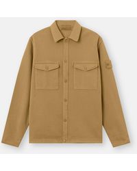 Stone Island - 6100026 Heavy Organic Cotton Fleece S. I. Ghost - Lyst