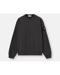 Stone Island - 6100022 Brushed Organic Cotton Fleece - Lyst