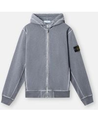 Stone Island - 6100021 Malfilé Fleece 'Old' Effect - Lyst