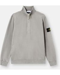 Stone Island - 6100068 Brushed Organic Cotton Fleece - Lyst