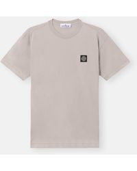 Stone Island - 2100027 60/2 Cotton Jersey - Lyst