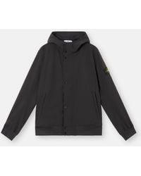 Stone Island - 4100090 Light Soft Shell-R E. Dye Technology, Recycled Polyester - Lyst