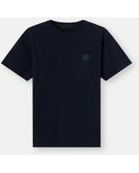 Stone Island - 2100035 Organic Cotton Jersey Crepe S. I. Ghost - Lyst