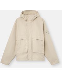 Stone Island - Q100025 All-Weather Cotton Canvas S. I. Ghost - Lyst