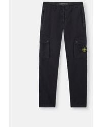 Stone Island - 3100303 Brushed Organic Cotton Canvas 'Old' Effect - Lyst
